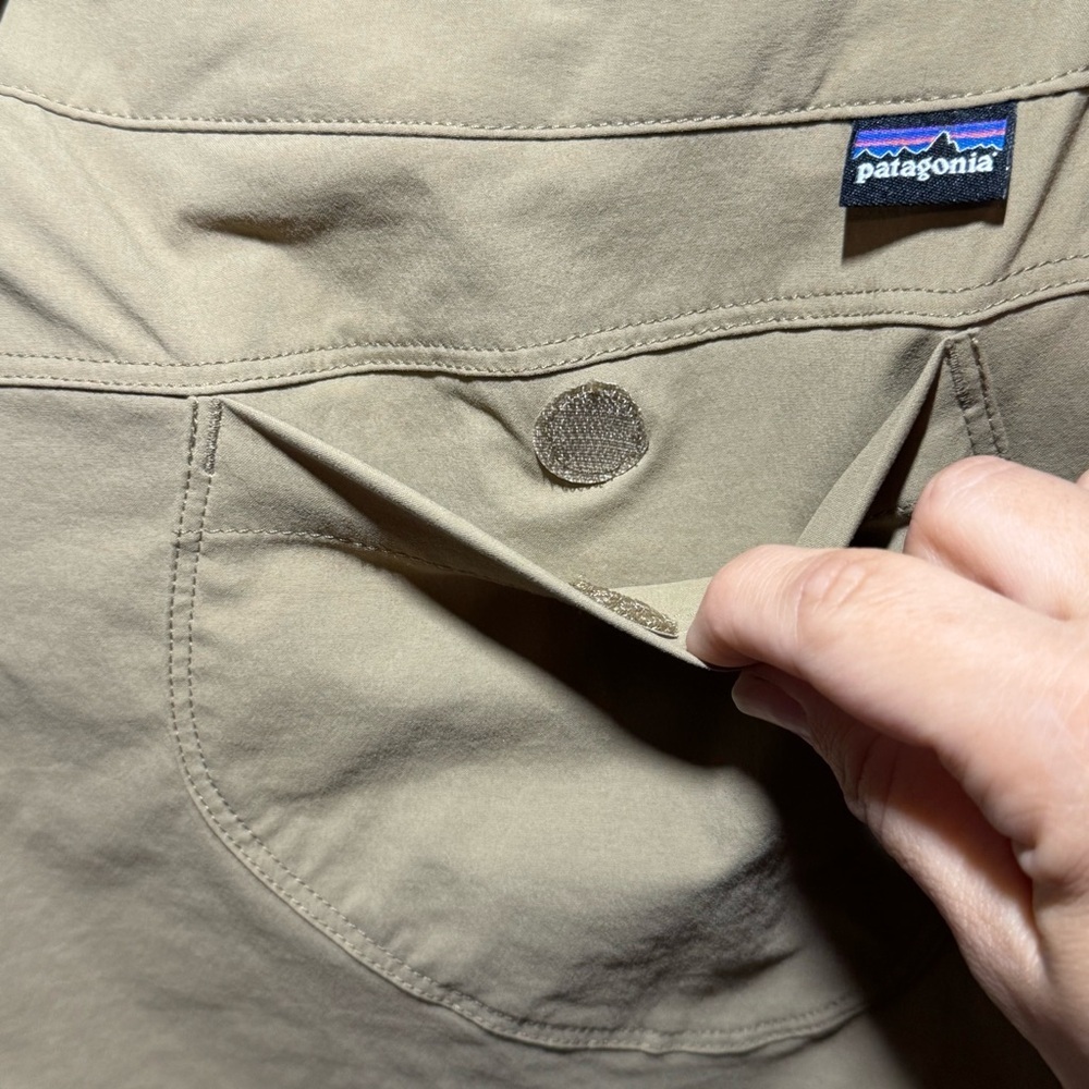 Patagonia Woman’s Rock Craft Shorts size 14 w/ 5” Inseam Low Rise Outdoor Hiking - Picture 7 of 12